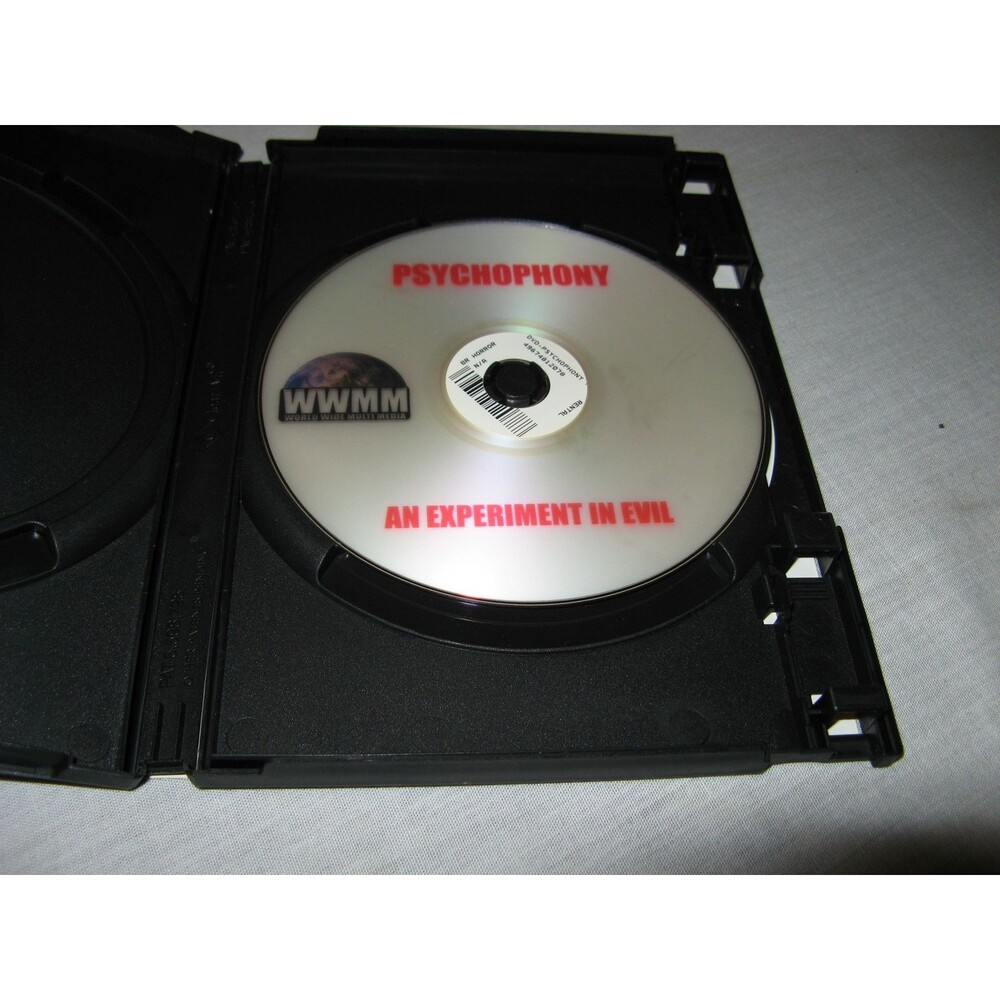 Psychophony: An Experiment In Evil DVD Horror Movie Rare Disc Only